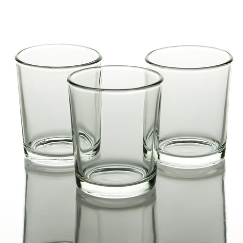 Eastland Unique Mercury Glass Pillar Candle Holder Set of 3 - Quick Candles