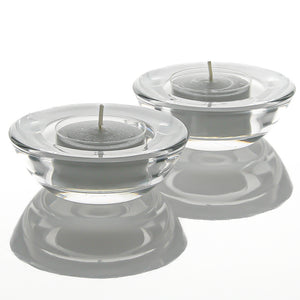 Eastland Chunky Tealight Candle Holder Clear