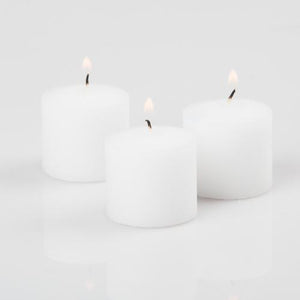 Richland Votive Candles & Mercury Votive Holders Set of 144