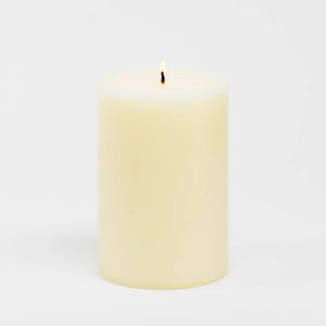 Richland Pillar Candles 4"x4", 4"x6" & 4"x9" Ivory Set of 18