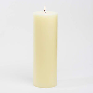 Richland Pillar Candles 4"x4", 4"x6" & 4"x9" Ivory Set of 18