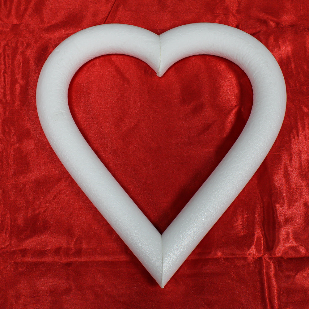 Red Heart, Valentines Day, Valentines Decor, Large Heart, Wreath  Attachment, Styrofoam Heart 