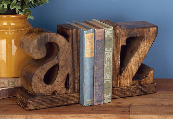 Letter Bookends, Initial Bookends, Wooden Custom Bookends - Custom Created to Coordinate with outlets Your Decor (alphabet bookends, name bookends)