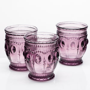 Richland Vintage Charm Candle Holder Purple Set of 48