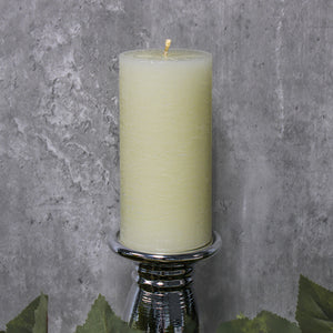 Richland Rustic Pillar Candle 3"x 6" Light Ivory