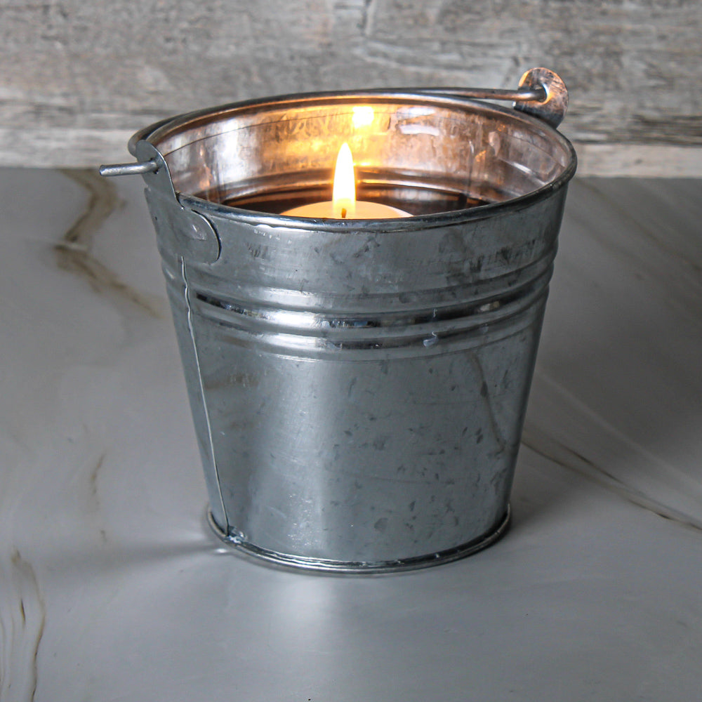 Metal Pail With Handle - Decorative Metal Buckets