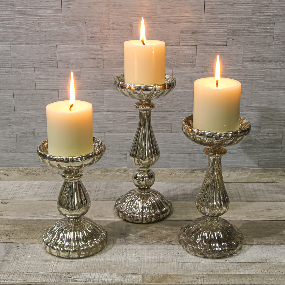 Athena Metal Candle Stand Gold 9.5