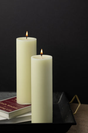 Richland Pillar Candle 3"x9" Ivory