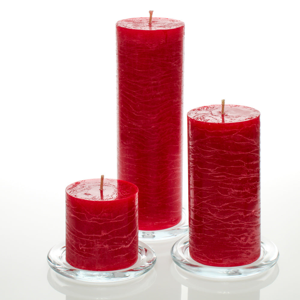 Richland 4 x 9 Pink Pillar Candle - Quick Candles