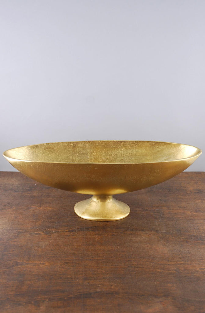 Gold Hammered Decorative Bowl, Gold top Pedestal Tray, Gold Fruit Tray, Large Gold Punch Bowl, Gold Footed Bowl, Large Gold Orchid Planter