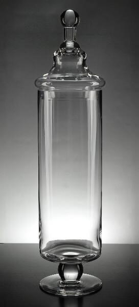 Tall Glass Jar with Lid