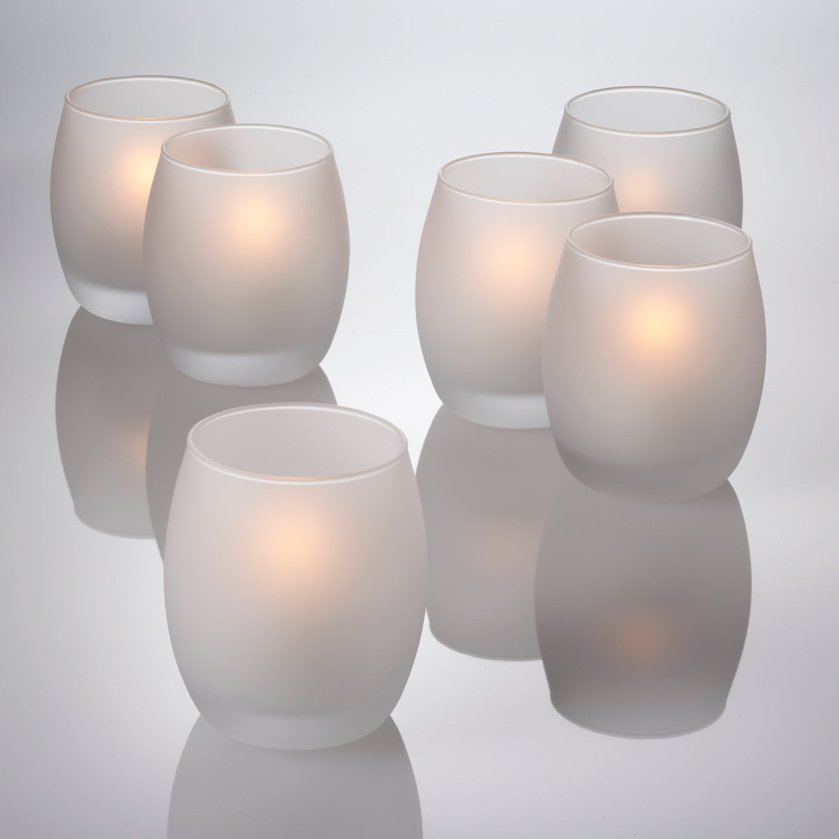 Eastland Grande Hurricane Votive Candle Holder Frosted Set Of 72 Save