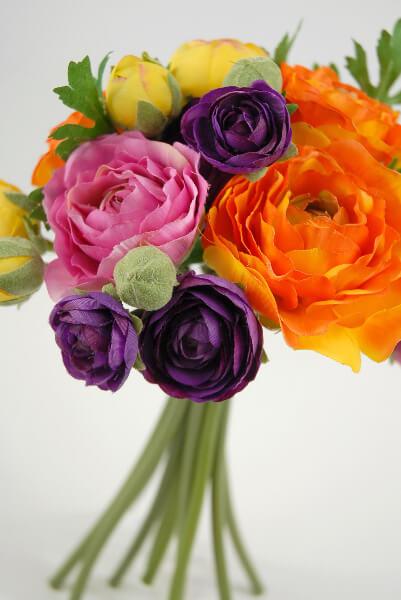 purple and yellow rose bouquet