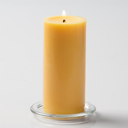 8 x 6 Large Ivory Poured Flameless Candle – Interior Delights