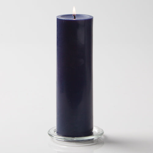 Richland Pillar Candles 3"x9" Navy Blue Set of 12