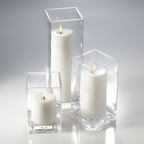 Pillar Candle Holders, Glass Vases for Pillar Candles