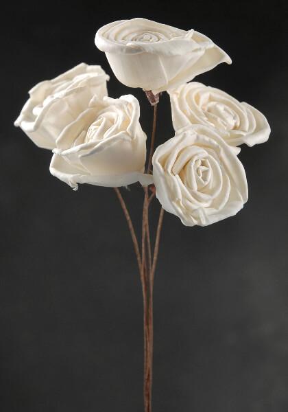 Sola Flower on Wired Stem Set of 3